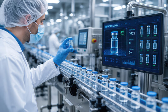 AI Quality Inspection in Pharmaceutical Manufacturing Production Line