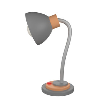3D Desk Lamp Icon