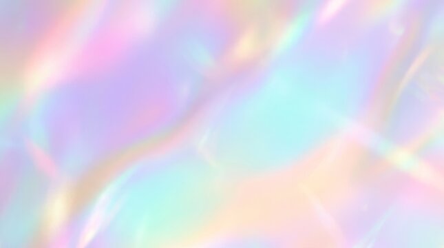 A blurred, pastel-colored abstract background with a mix of soft, pastel hues and light reflections.