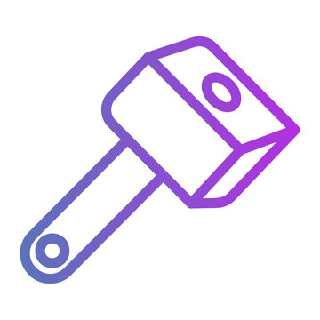 Sledgehammer Line Gradient Icon