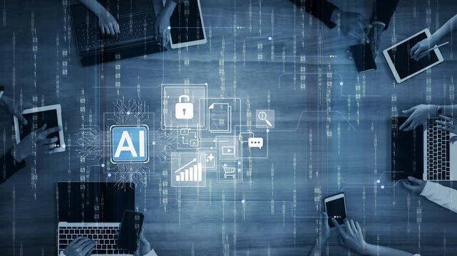 Collaborative Workspace Connecting Technology and Innovation for Artificial Intelligence Development with Digital Interfaces and Smart Tools Gluon.