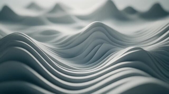 abstract wave motion texture, dynamic fluid lines animation 4k