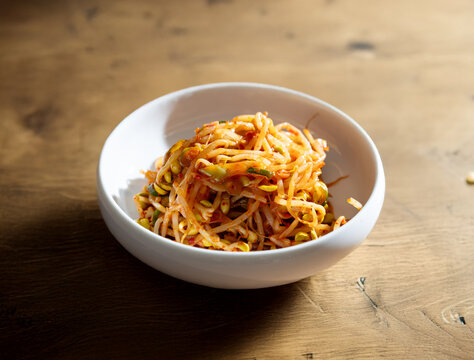 Seasoned Bean Sprouts, Korean food
