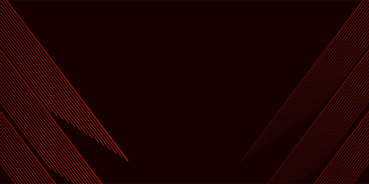 Abstract red neon arrow light glow background. Futuristic cyber laser line motion banner for casino. Dynamic techno perspective beam 3d graphic design. Cool party power and energy boost led tunnel