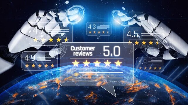 AI enhances customer review and rating system by analyzing review, rating, and customer feedback for deeper trust insights Marrow
