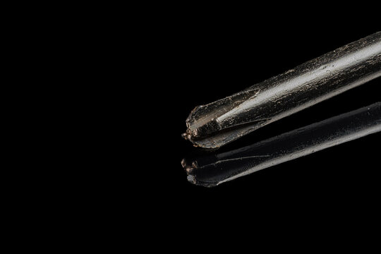 High-Resolution close-up of screwdriver ultra sharp isolated macro extreme detail ver.1