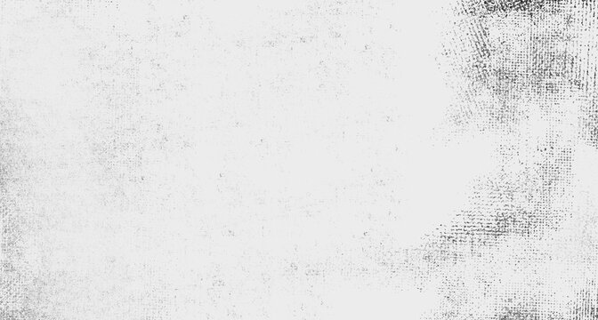 Distressed Black and White Grunge Texture Background with Halftone Pattern
