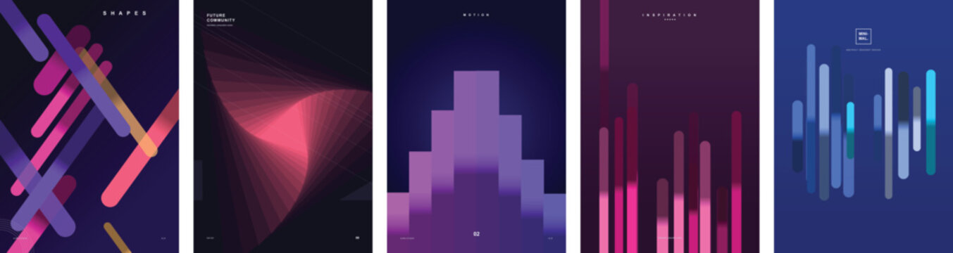 Abstract neon gradient analytics background, futuristic vector data charts and bar graphs, purple pink blue tech dashboard UI