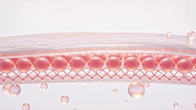Skin barrier lipid structure