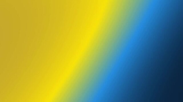 Dynamic blue and yellow diagonal gradient transition animation