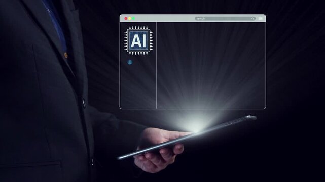 AI platform generating art images with dynamic interface. AI-generated content appears in image gallery artificial intelligence view. Genrative AI loading multiple image from AI design engine. Elide