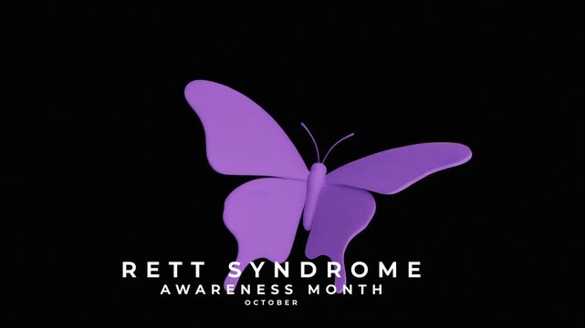 Rett Syndrome Awareness Month Understanding Neurological Health and Supporting Children and Families. Animation Video.