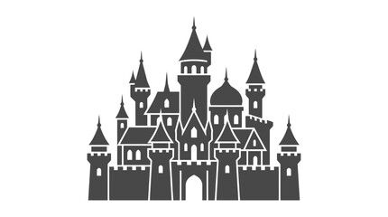 Fantasy Castle Architecture Medieval Building. © dika