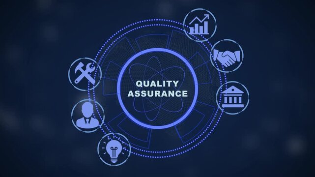 Assurance concept with digital and hud interface for business process optimization and standards compliance