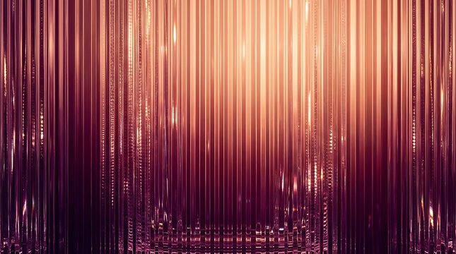 Abstract vertical lines rose gold and copper metallic texture background