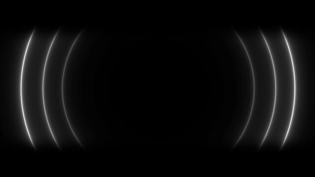 Glowing circle effect. Round light effect. Circular sound wave. Wi-Fi signal. Radio station signal. Concentric circle. Place or point. Radar screen. Loop animation. 