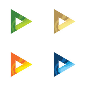 Arrow logo design template illustration vector