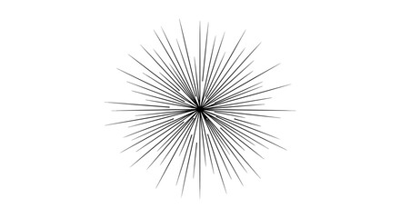 Obraz premium Abstract Starburst Bursting Light Rays Explosion Graphic Design