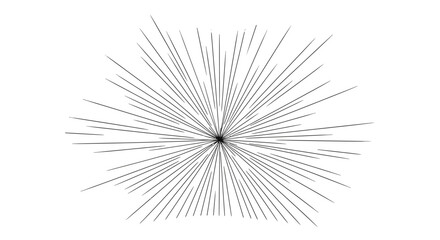 Obraz premium Abstract Starburst Bursting Outward from Center Point