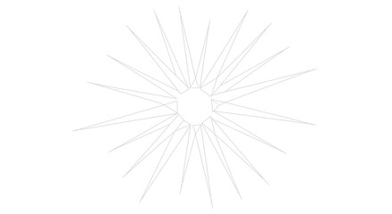 Fototapeta premium Abstract Starburst Geometric Pattern