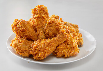 Crispy Fried chicken seasoning flour naturally have a richer flavor and a crispy texture © chooseme
