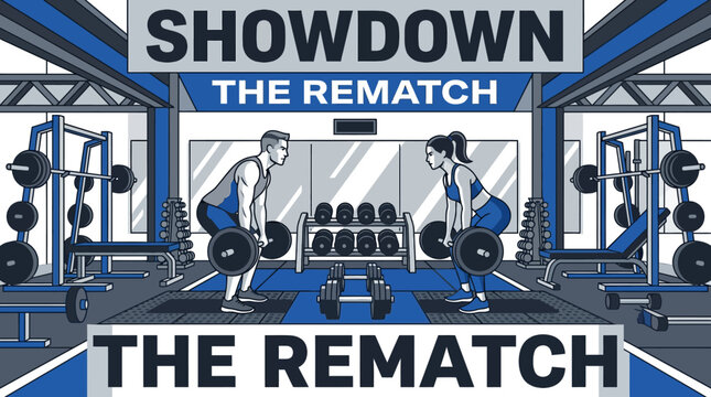 Gym Showdown The Rematch Between Fit Man And Woman