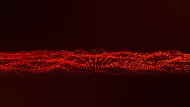 abstract red wave background