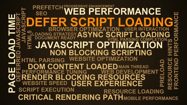 Defer Script Loading Word Cloud