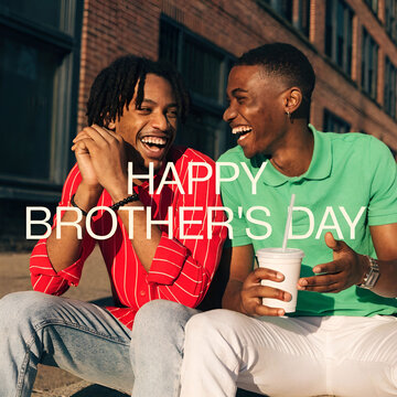 happy brothers day two brothers celebrating friend