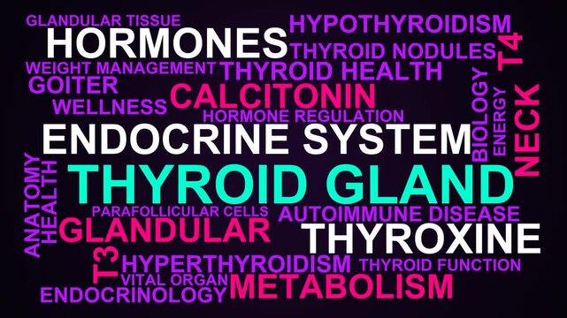 Thyroid Gland Word Cloud