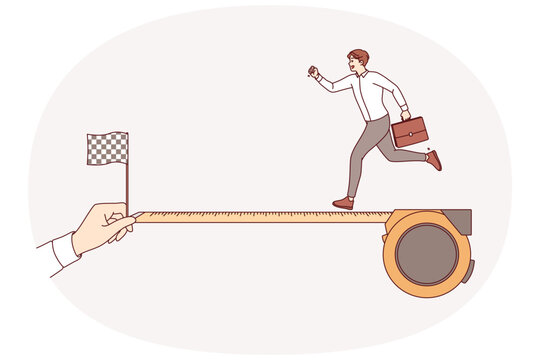 Mentor paves way for mentee to pursue business career, helping them achieve success in life. Hand of mentor creating road from roulette wheel for carefree subordinate moving forward with ease