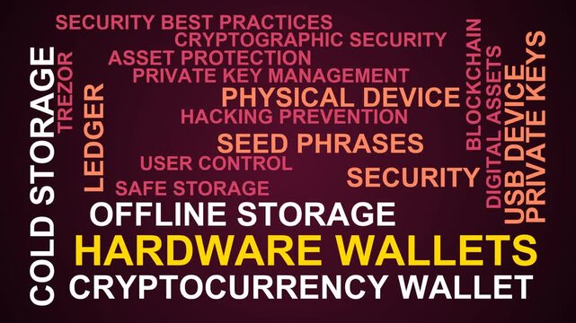 Hardware Wallets Word Cloud