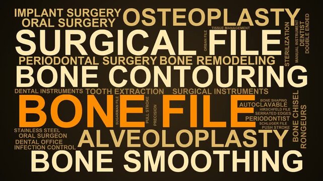 Bone File Word Cloud