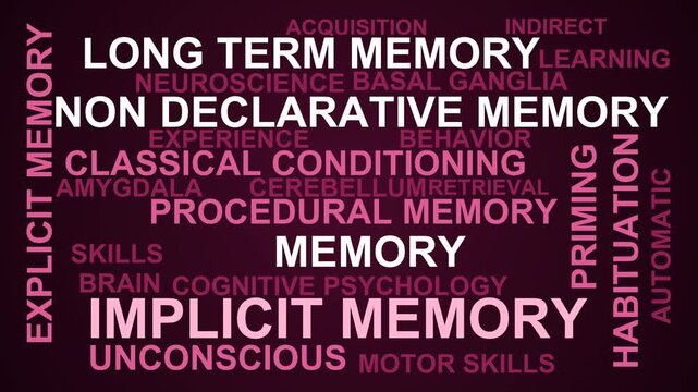 Implicit Memory Word Cloud