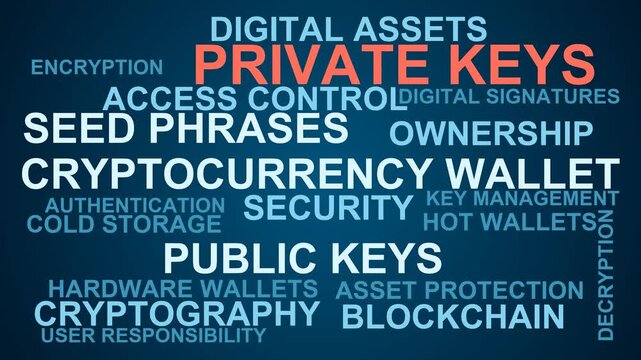 Private Keys Word Cloud