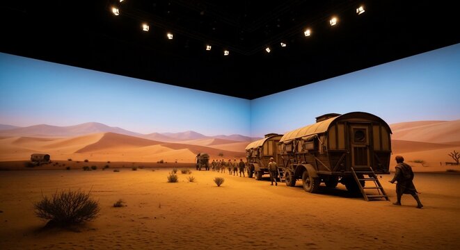Caravan's Mirage: Whispers of the Sands
