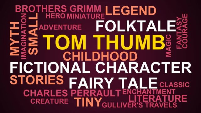 Tom Thumb Word Cloud