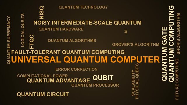 Universal Quantum Computer Word Cloud
