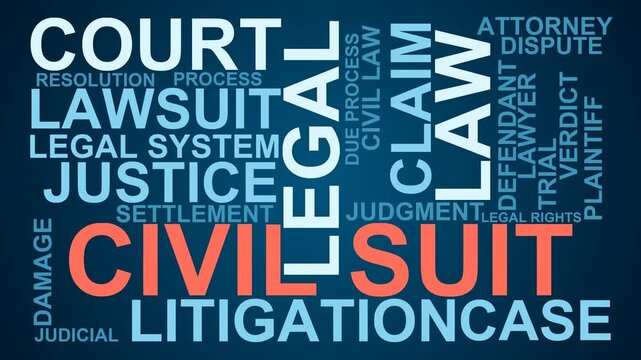 Civil Suit Word Cloud