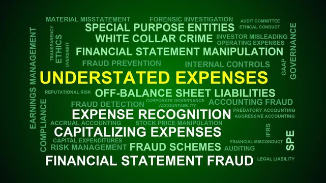 Understated Expenses Word Cloud