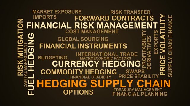 Hedging Supply Chain Word Cloud