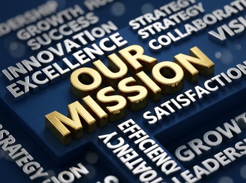 Mission Statement with Strategic Business Goals and Core Company Values