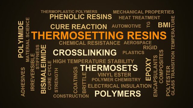 Thermosetting Resins Word Cloud