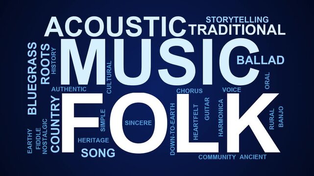 Folk Word Cloud