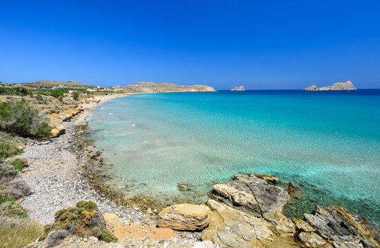 Beautiful summer landscape of mediterranean sea