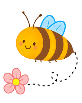 bee and flower
