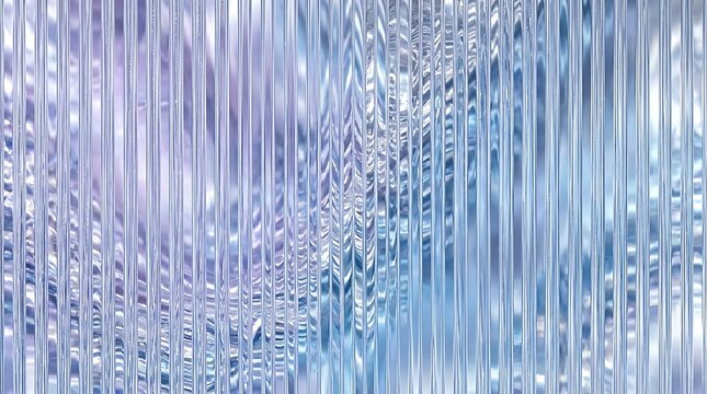 Abstract vertical lines texture iridescent glass or plastic surface