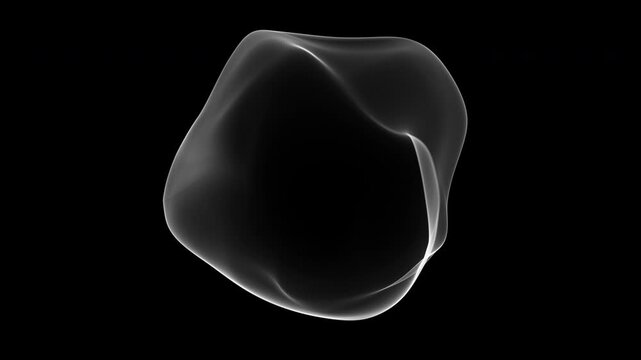 Minimal Liquid Sphere Animation for Creative Backgrounds