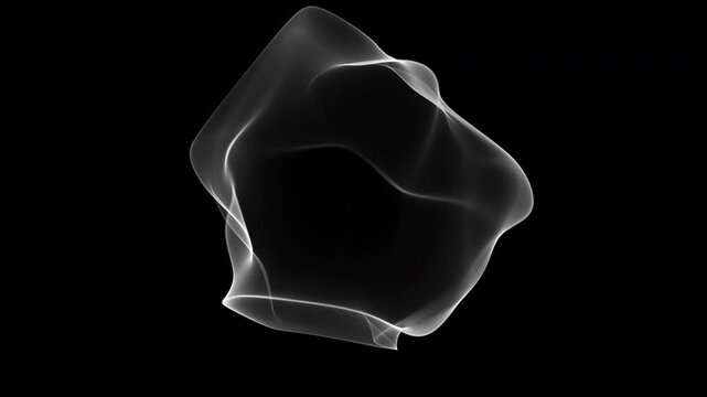 Organic Fluid Bubble Animation with Seamless Loop