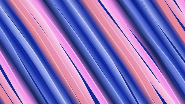 Diagonal blue pink parallel stripes pattern for modern designs. Suitable for backgrounds, wallpapers, textiles, and digital artworks with a geometric theme.